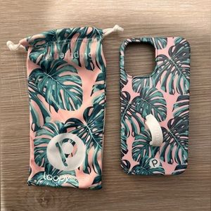 Monstera leaf iPhone 12 pro max loopy case